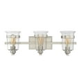 thumbnail image 2 of Savoy House 8-3030-3-SN Goodwin 3-Light Bathroom Vanity Light (24" W x 8"H), 2 of 6