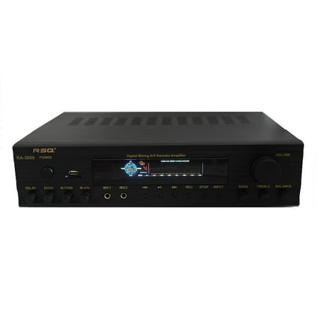 RSQ KA3000 300W Professional Multimedia Digital Mixing Amplifier Karaoke