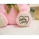 thumbnail image 4 of Oso de peluche rosa de 13,8 pulgadas, lindo oso de peluche, regalo de cumpleaños para niños, novias, niños y niñas, día de Navidad para niños (mi Lo, 4 of 5