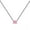 Pink, variant on 8A Rectangle Zirconia S925 Solid Sterling Tennis Necklaces Women Wedding Party-Pink