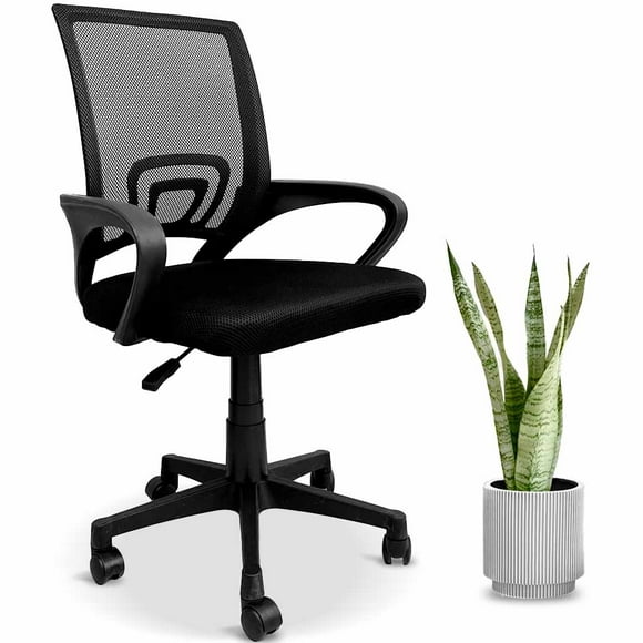 MotionGrey - MC1 Ergonomic Office Chair - Comfy Airy Mesh Back Support with Adjustable Height - Black Desk Computer Chairs Perfect for Home Gaming and Offices