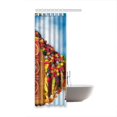 thumbnail image 2 of ABPHQTO Cortina de ducha de baño de poliéster impermeable Camel 90x180 cm, 2 of 2