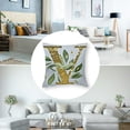 thumbnail image 5 of nygtbtfer Throw Pillow Covers Pillow Case Pillow Covers Plant Alphabet Initial Letter Throw Pillow Covers Cushion Case Spring Home Decorative for Couch Bed Sofa Living Room White, 5 of 7