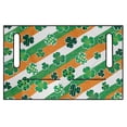 thumbnail image 2 of XYZCANDO Shamrock Stripe Universal Golf Cart Seat Cover with 4 Pockets - Non-Slip Washable Terry Cloth Protector for 2-Seat Golf Carts, 2 of 8