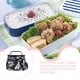 thumbnail image 3 of Eigraketly Fiambrera para acampar al aire libre, contenedor de comida, estampado plegable, aislado, grande, para mujer, hombre, bolso de Picnic, Kits de desorden para acampar, 3 of 6