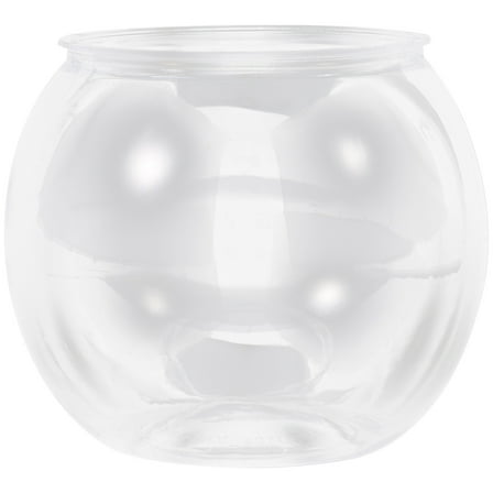 Uonlytech Creative Globe Fish Tank Plastic Fish Bowl for Home Office Decorative Desktop Ornament