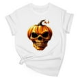 thumbnail image 6 of QunYou Women's Short Sleeve Graphic T-Shirt Halloween Shirts for Women 2025 Womens T Shirts Loose Fit Fall Tee Fashion Gift, 6 of 7