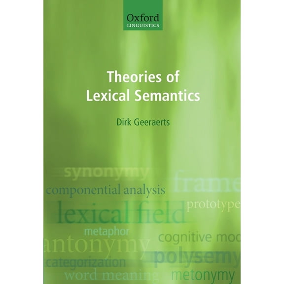 Theories of Lexical Semantics, (Paperback)