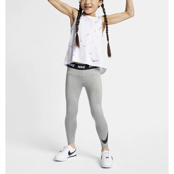 Nike Dri-FIT 36B293-042 Girls Leggings Grey Heather ( 6X )