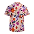 thumbnail image 3 of High Quality Hawaiian Shirts for Men Short Sleeve Aloha Beach Shirt Floral Summer Casual Button Down Shirts Blouses Y2K4US, 3 of 7