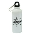 thumbnail image 1 of Bazinga White Aluminum Sports 20 oz Water Bottle, 1 of 1
