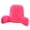 Pink, variant on MOQIN Reading Pillow Sitting Up in Bed Backrest Support, Reading Pillow with Shredded Memory Foam, Back Pillow for Bed Sitting Up with Extend Arms - Removable Washable Cover