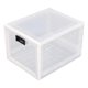 thumbnail image 1 of Lock Box Clear Food Storage Container Medicine Case with 3-Digit Combination Lock for Home Transparent White, 1 of 5