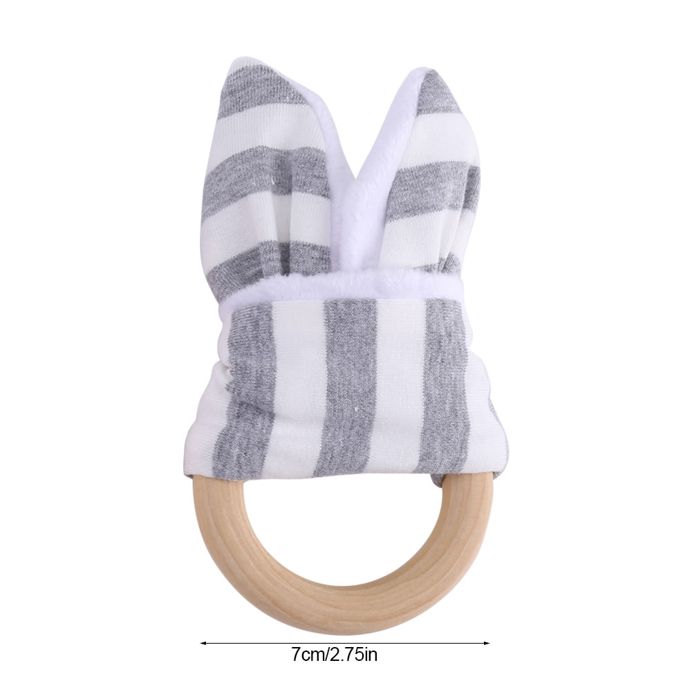 bunny teething ring