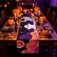 thumbnail image 6 of VOTRUDI Halloween Pumpkin Party Decoration Linen Tablecloth 72×13in, 6 of 6