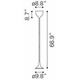 thumbnail image 3 of Zuo Neutrino Floor Lamp - Chrome (50013), 3 of 3