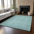 thumbnail image 6 of Addison Rugs Mayfield Washable Transitional Floral Teal Rectangle Rug, 3' x 5', 6 of 6