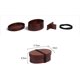 thumbnail image 5 of ZHAOCHENG Fiambrera de madera natural de estilo japonés para niños y adultos, ideal para picnic, camping, sushi, aperitivos, frutas y mucho más., 5 of 5