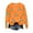 Orange, variant on Lorytime Crew Neck Sweatshirts Women Christmas Tree Print Shirt Long Sleeve Pullover Drop Shoulder Tops for Holiday