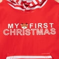 thumbnail image 5 of U·nikaka Infant Baby boy Girl My 1st Christmas Hooded Romper Clothes Outfit Long Sleeve Bodysuits Set, 5 of 10