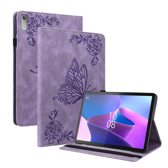 Lenovo Tablet Case with Foldable Stand - Shockproof Anti-Drop Cover for IdeaTab Pro 12.7 / Y700 4th Gen 2025 / K9 8.7, Heavy-Duty TPU+PC Protective Shell for Work/Study/Gaming