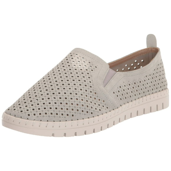Zapatilla Easy Street Fresh para mujer, color gris, talla 7.5 con tacón de 1 cm