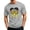 Gray, variant on Oktoberfest Beer T-Shirt for Men, Bavarian German Beer Festival Novelty Print Casual Short Sleeve Tops