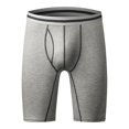 thumbnail image 2 of BXINGOHAI Men's Seamless Waistband Trunk Made From Bamboo Soft Breathable Underwear for Men Everyday Clearance Sale Gray,3XL, 2 of 6