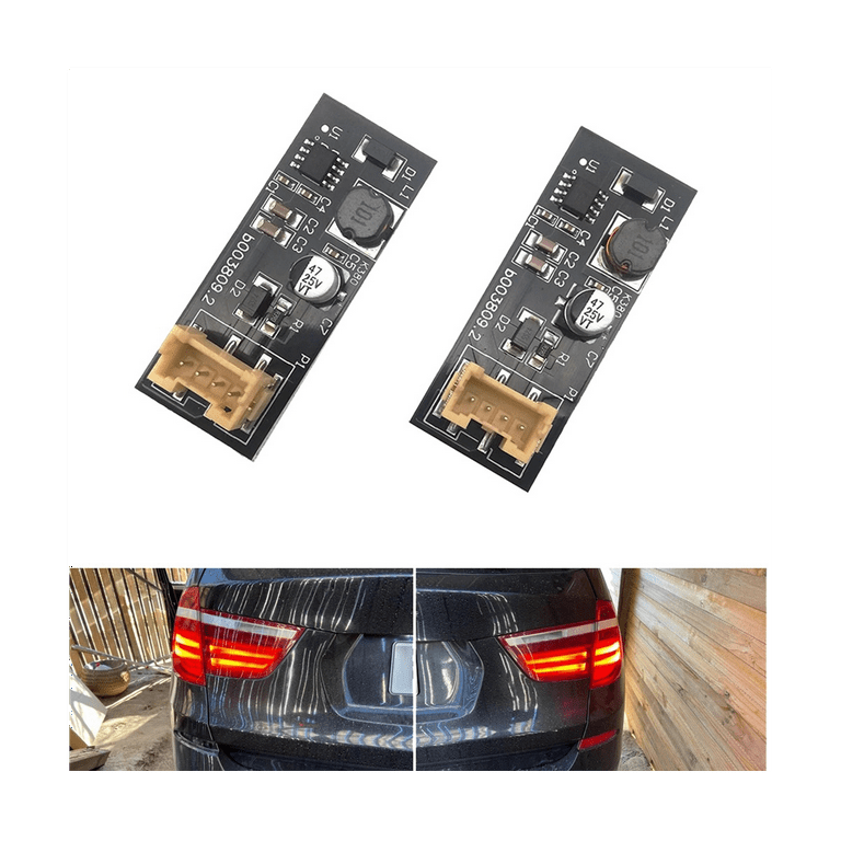 Symkmb 2PCS B003809.2 X3 F25 10-17 Rear LED Tail Light Repair Replacement  Board Taillight LED Driver Chip Board 