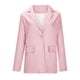 thumbnail image 4 of Blazer Chaquetas Para Mujer Blazers Color Sólido Botón Bolsillo Recreativo Manga Larga Traje Abrigo Tops Odeerbi ODB132397, 4 of 4