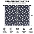 thumbnail image 2 of Sun and Moon Gothic Pattern Insulated Teens Curtains Set Of 2, Bedroom Essentials, Toddler Room Decor 52"x84", 2 of 5