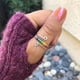 thumbnail image 5 of Qarigey Anillo de cuentas de arcoíris, ajustable, abierto, descompresión, moda, boda, vacaciones, fecha de viaje, joyería delicada Ropa, zapatos y accesorios Miscelánea Plata Qarigey AP016142-01, 5 of 6