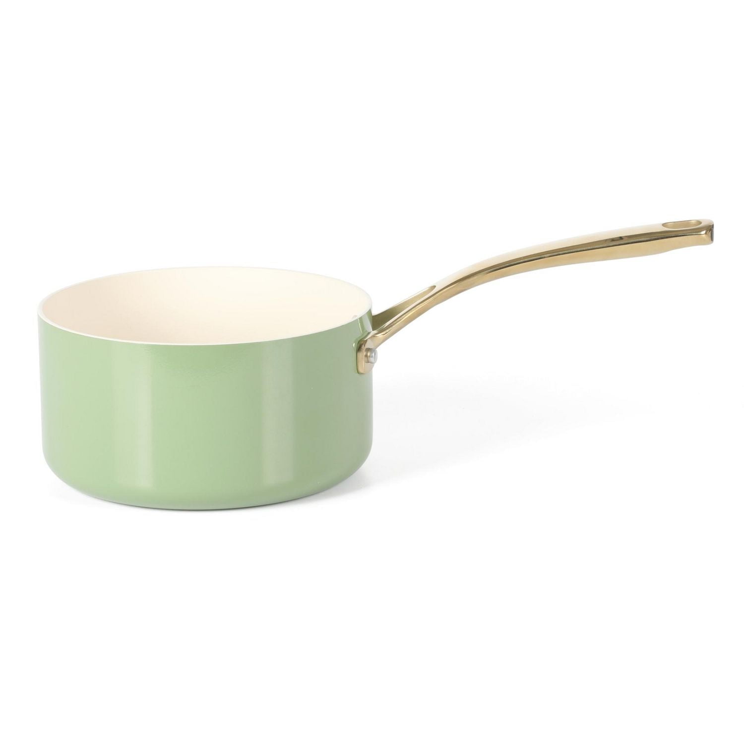 Martha Stewart Galway 10 Piece Aluminum Cookware Set w/Alum Lid, Sage