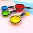 thumbnail image 2 of 4 Portable Food Grade Silicone Measuring Cups, Kitchen Measuring Cups For Liquid And Dry Measurement, Baking And Utensils, And Travel, 2 of 4