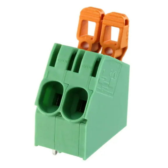 PLA5/2-7,5-ZF Terminal Block 2 Position 7.5MM 30Deg Through Hole 1792229 :RoHS