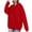 Red, variant on CAIXIA Womens Oversized Hoodies Pullover Cotton Quality Soft Tops Long Sleeve Going Out Novelty Print Womens Holiday Sweatshirts with Kangaroo Pocket 2026 Fall Winter Clothes