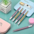 thumbnail image 4 of Microblading Pens 10 Piece Manual Eyebrow Pens Microblade Pen Aluminum Microblading Hand Tools Light Manual Microblade Tool Microblade Holder for Make, 4 of 5