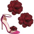 thumbnail image 1 of Decorative Shoe Clips, Removable Bow Clip Flower Rhinestone Charms for Women Dress High Heels Accessories, 1 of 5