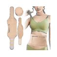 thumbnail image 1 of 4 Pieces Castor Oil Wrap Pack Kit Reusable Compress Castor Oil Wrap For Waist Breast And Neck -ge, 1 of 3