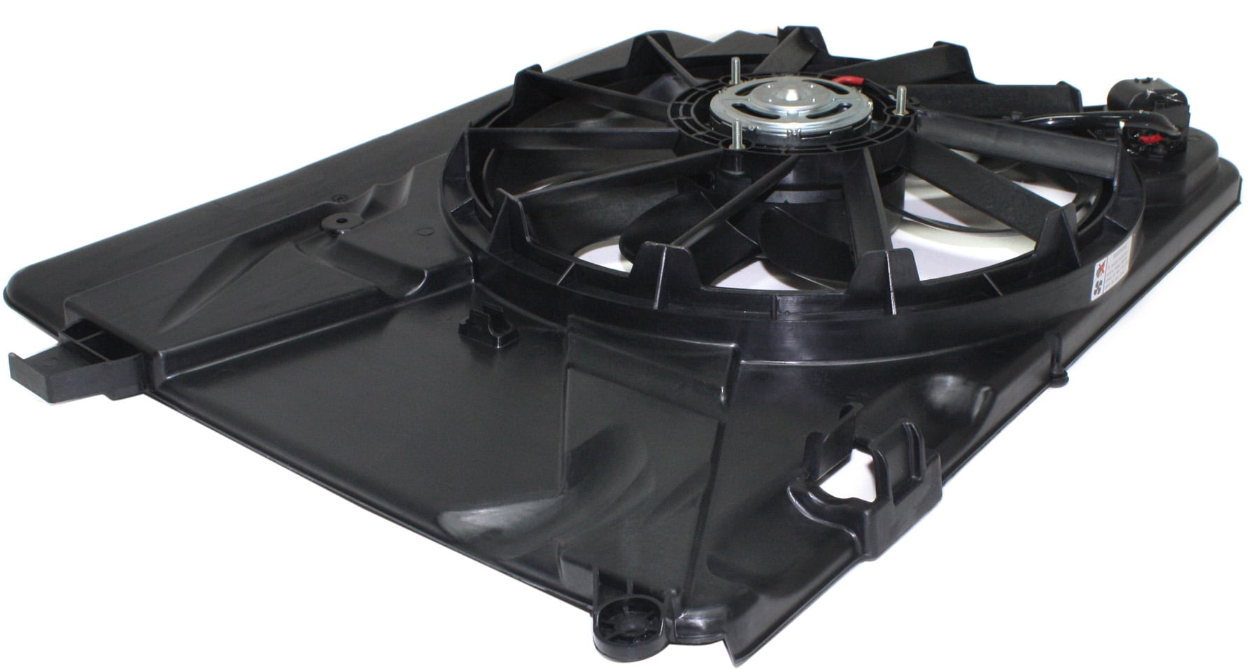 Replacement REPB160909 Cooling Fan Assembly Compatible with 2013-2021 Buick Encore Radiator
