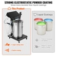 thumbnail image 3 of VEVOR Powder Coating System, 40 W 100KV Electrostatic Output Powder Coating Kit with 50L Powder Hopper, 450g Per Minute Powder Coating Machine with Spray Gun and Trolley Base, 3 of 9