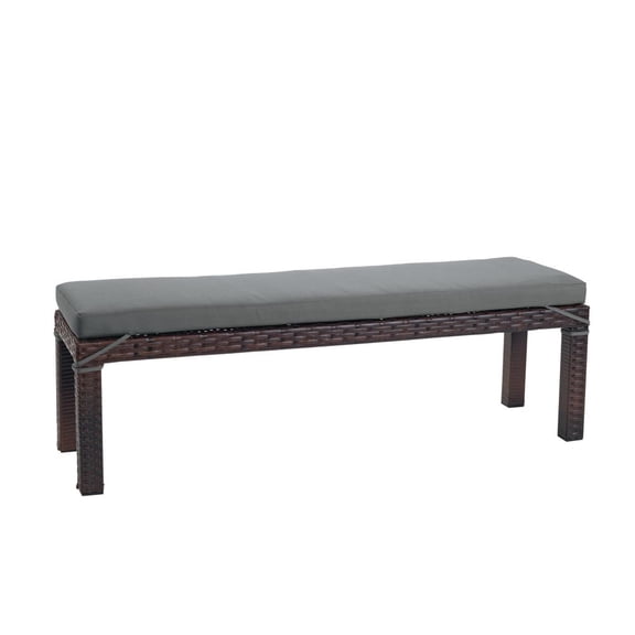 Environments Outdoor Wicker Bench (Preschool Height)