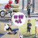 thumbnail image 5 of Juego de seis piezas de equipo de protección para patinaje sobre ruedas para niños, casco deportivo, equipo de protección para patinaje sobre patineta, rodilleras y coderas, 5 of 5