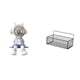 thumbnail image 1 of Escultura de nórdico y cesta organizadora de pared de metal, figura decorativa para sala de estar, cocina, baño, decoración del hogar., 1 of 8