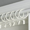 thumbnail image 3 of Industrial 1" Black Curtain Rings, by Bali (7 Pack), 3 of 5