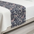 thumbnail image 2 of Botanical Bed Runner, Vintage Abstract Pattern of Snakes and Branches, Decorative Accent Bedding Scarf for Hotels Homes and Guestrooms, Twin, Multicolor, by Ambesonne, 2 of 2