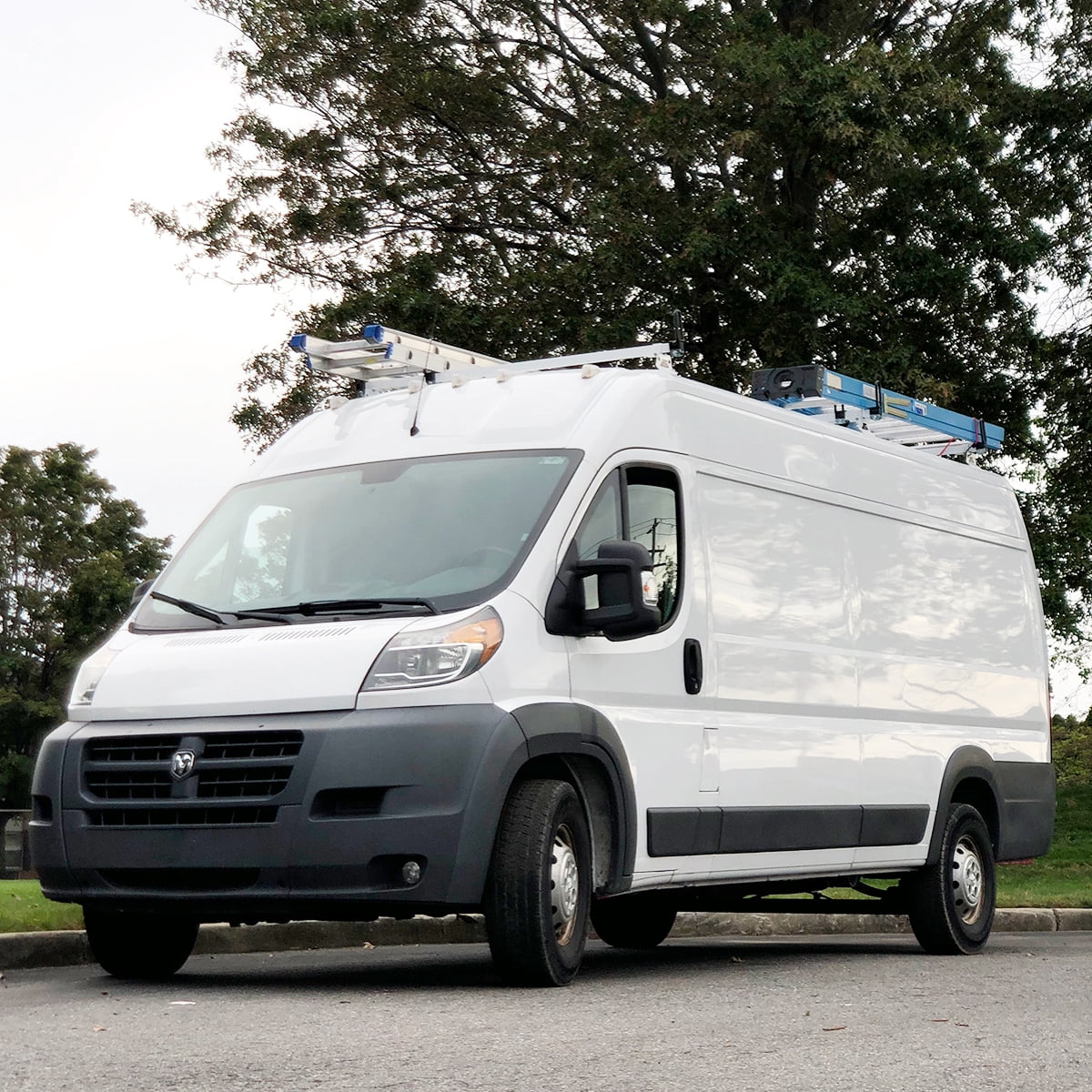 Vantech Heavy Duty 3 Bar Ladder Roof Rack Fits Transit Cargo Van Low