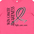 thumbnail image 4 of Inktastic Skin Cancer Awareness- Fight, care, cure Youth T-Shirt, 4 of 5