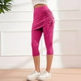 thumbnail image 6 of REALiKUN Women Tennis Golf Skorts Capris Gym Tennis Yoga Pants Leggings with Drawstring Skirts, 6 of 8