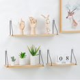 thumbnail image 3 of Estante de pared de madera de hierro para decoración del hogar, organizador de estantes de almacenamiento (500 x 165 x 158 mm) Tmvgtek Oficina Multiescena Multifunción, 3 of 7